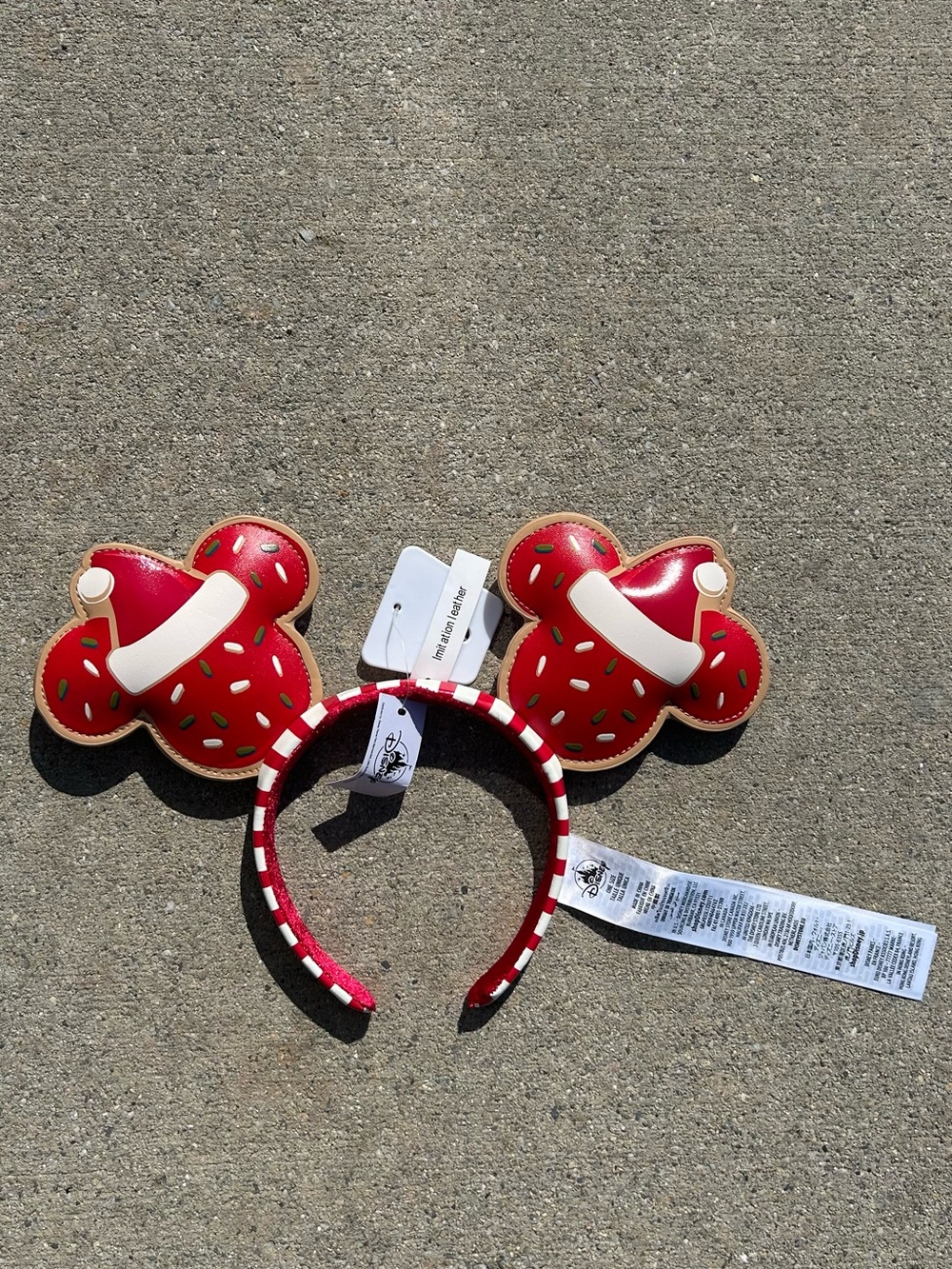 Disney Parks Cookie Christmas Holiday Mickey Ears BNWT